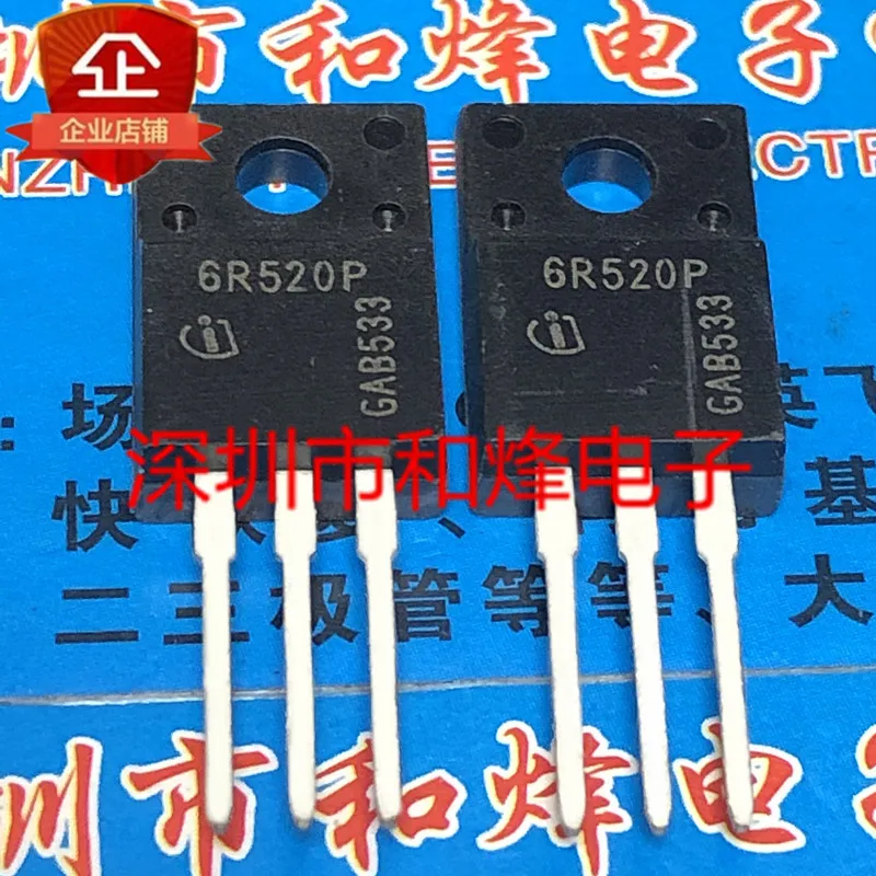 

5PCS-10PCS 6R520P IPA60R520CP TO-220F 600V 6.8A New And Original On Stock
