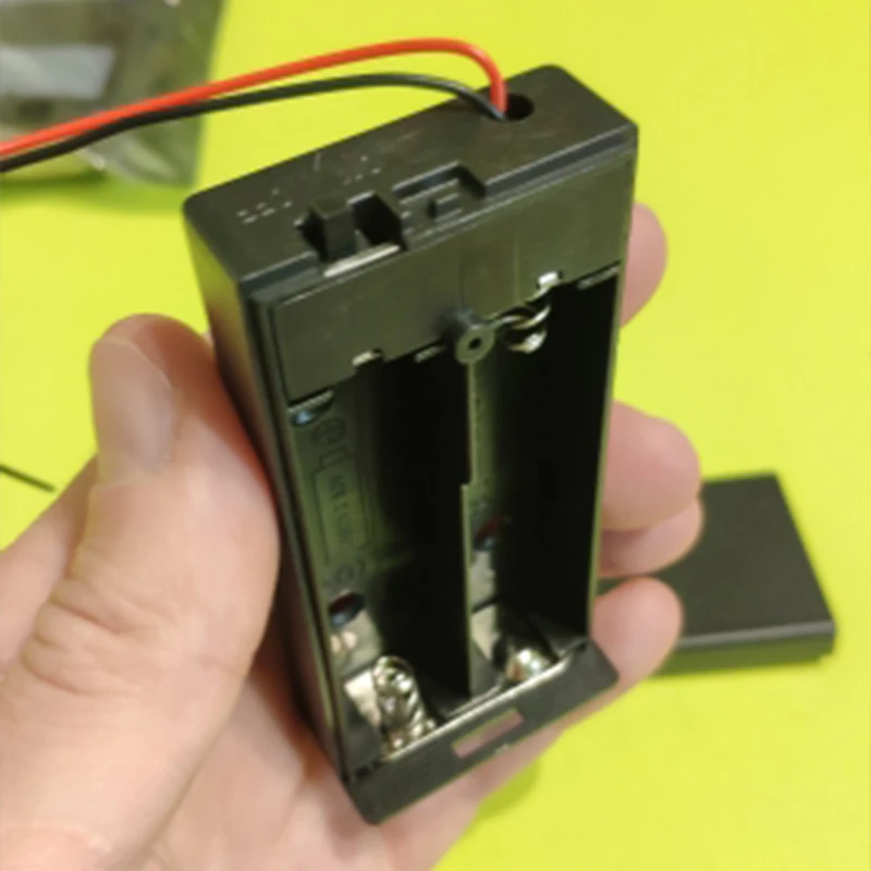 Чехол для аккумулятора AA 18650 черный высокого качества сделай сам контейнер