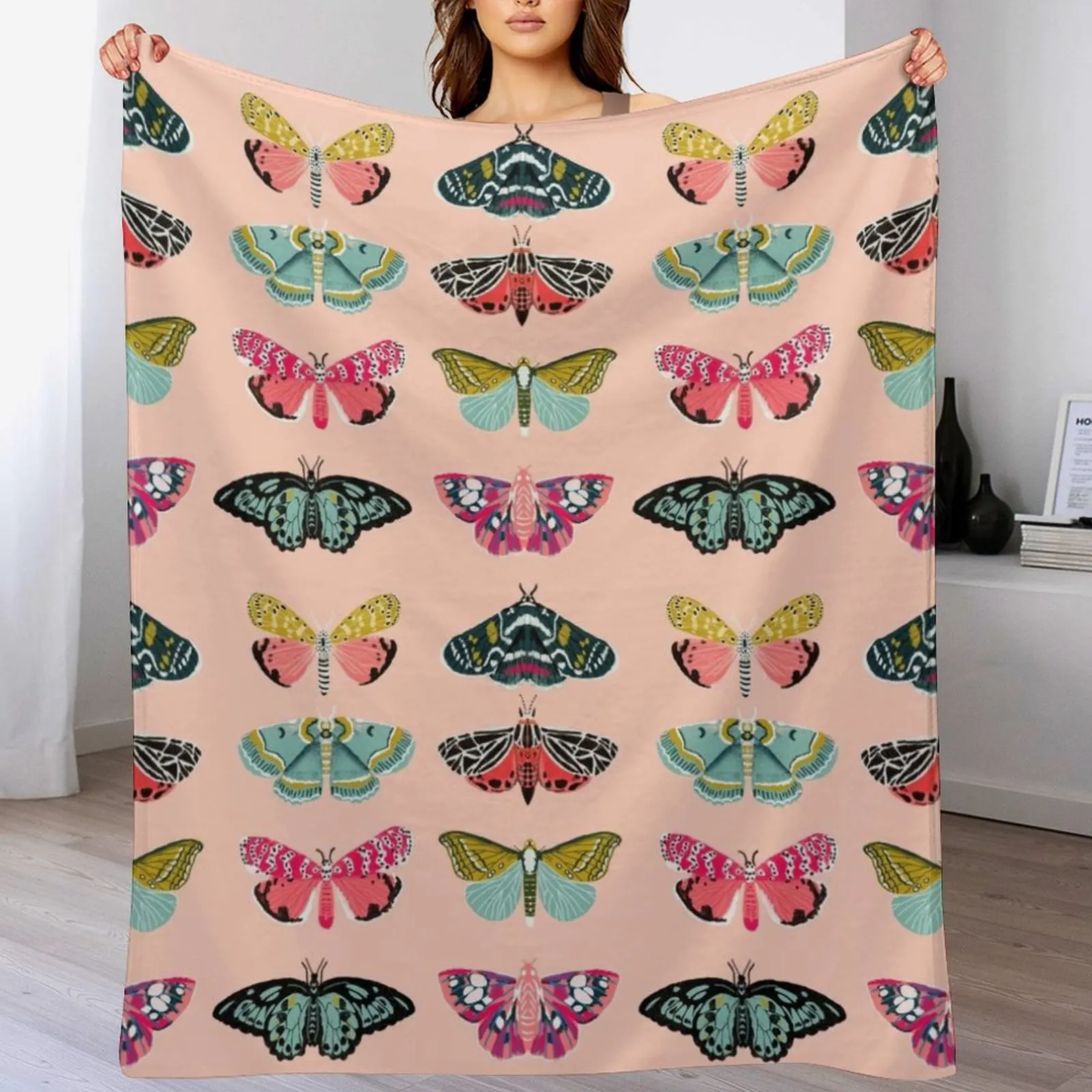 Покрывало Lepidoptery № 1 от Andrea Lauren Роскошное дизайнерское одеяло одеяла для детского