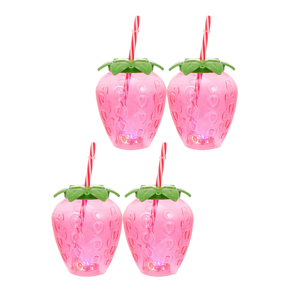 

Cups Party Cup Strawberry Luau Strawdrinking Drink Hawaiian Tropical Sippy Pineapple Bottle Glasses Bottles Water Led Beach
