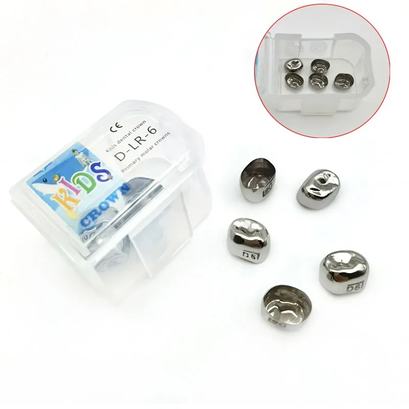 

5 шт., 10 шт./коробка, Детские короны из нержавеющей стали