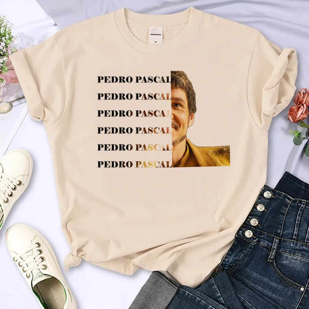 

Женские футболки с принтом Педро Паскаль, комикс манга, Искусственная Девушка, японская одежда