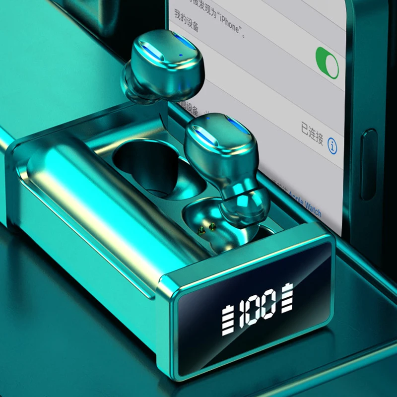 

Наушники-вкладыши A22 Ture беспроводные наушники Bluetooth-совместимые с сенсорным управлением спортивные наушники с микрофоном