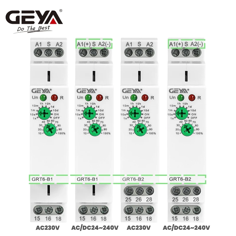 GEYA GRT6-AB Реле времени задержки 10A 220V