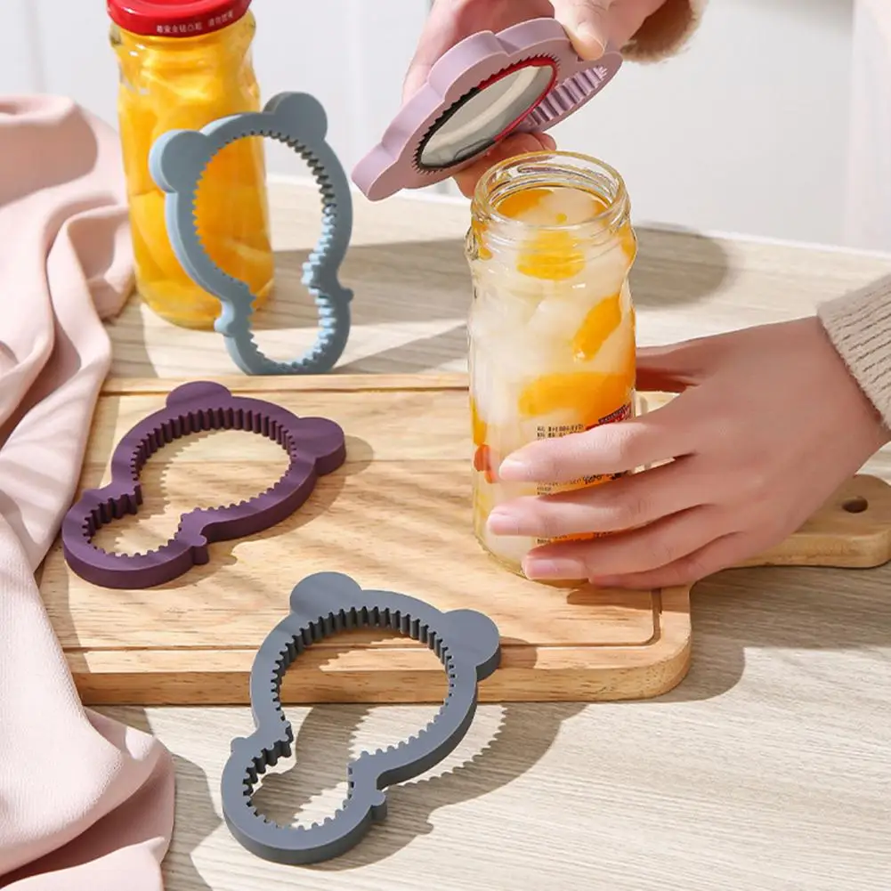 

Practical Plastic Heat Insulation No Tail Bear Anti-slip Beer Bottle Opener Kitchen Gadget Beer Bottle Opener Can Opener