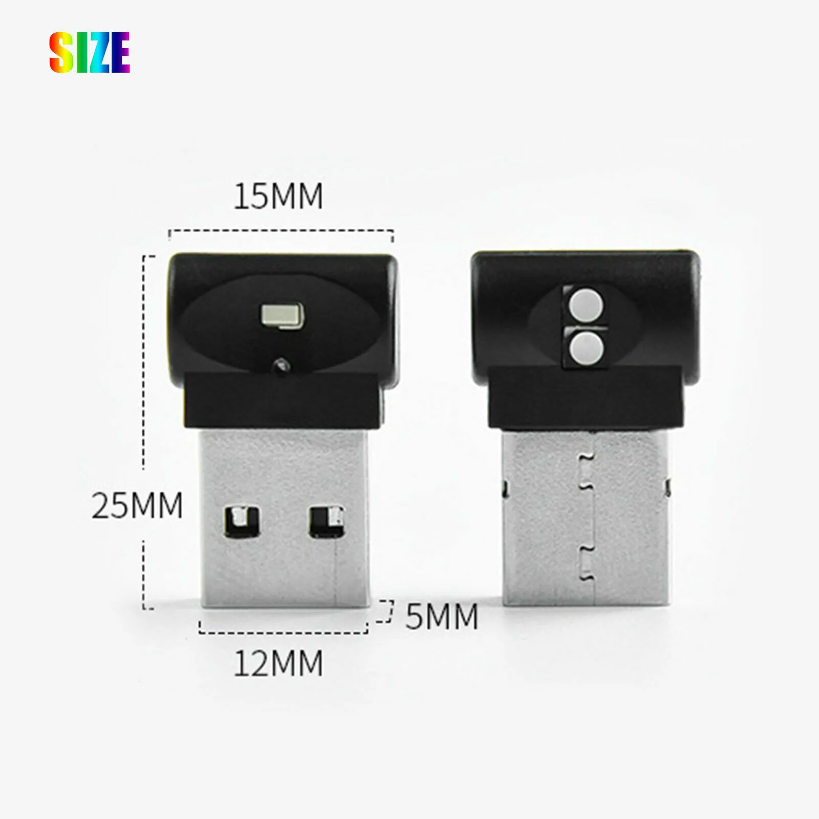 

Atmosphere USB Car LED RGB Touch Key Accessories Ambient Decor Interior