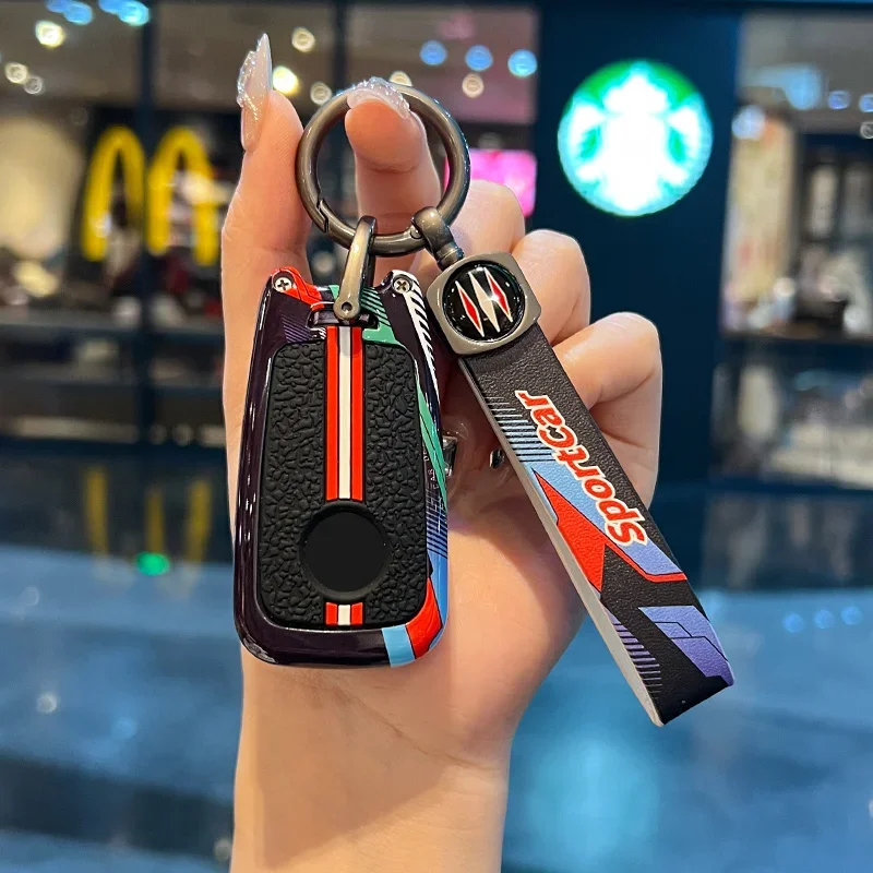 Металлический чехол для ключей автомобиля в гоночном стиле для Opel Vauxhall Corsa Astra Vectra Zafira Omega для Buick для Chevrolet для Chevy (art.: 3920cbbdebdac) - 3920cbbdebdac