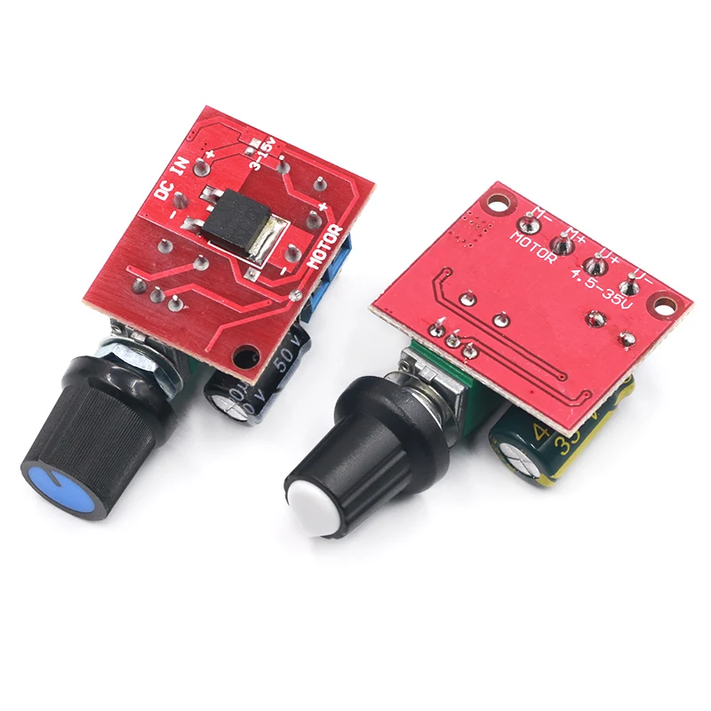 Mini DC-DC 4 5 V-35V 5A 90W PWM Φ модуль регулятора скорости Переключатель платы управления 12V
