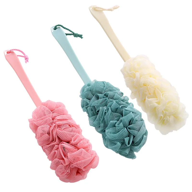 

1 PCS Bath Brush Large Long Handle Soft Hair Bath Brushes Artifact Bath Flower Bathroom Brush Bath Brush Bath Ball Rub Back