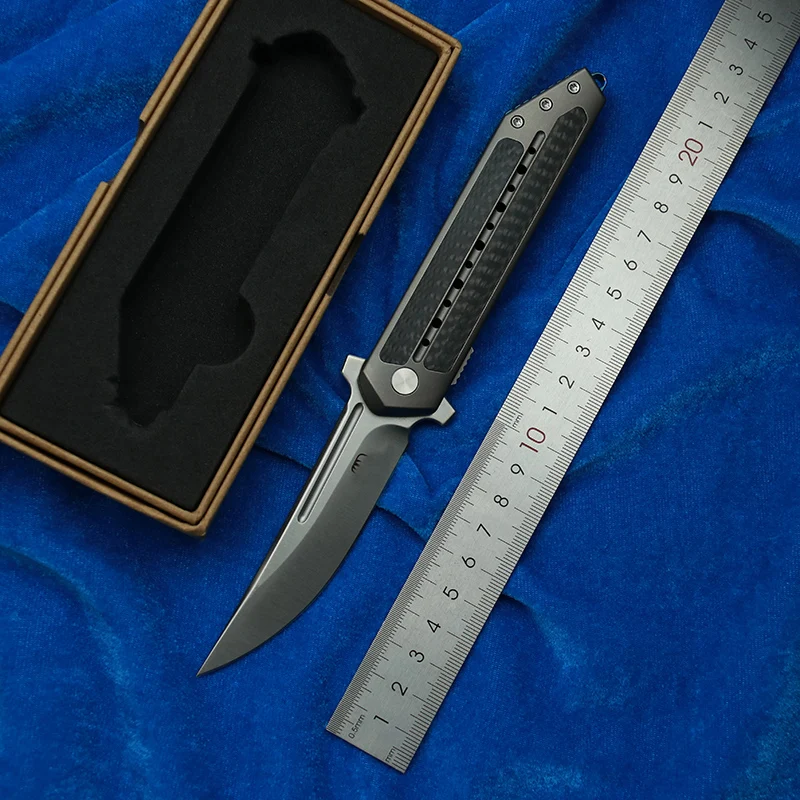 LEMIFSHE Новый TB титановый углеволоконный Марк S35vn шарикоподшипники карманный