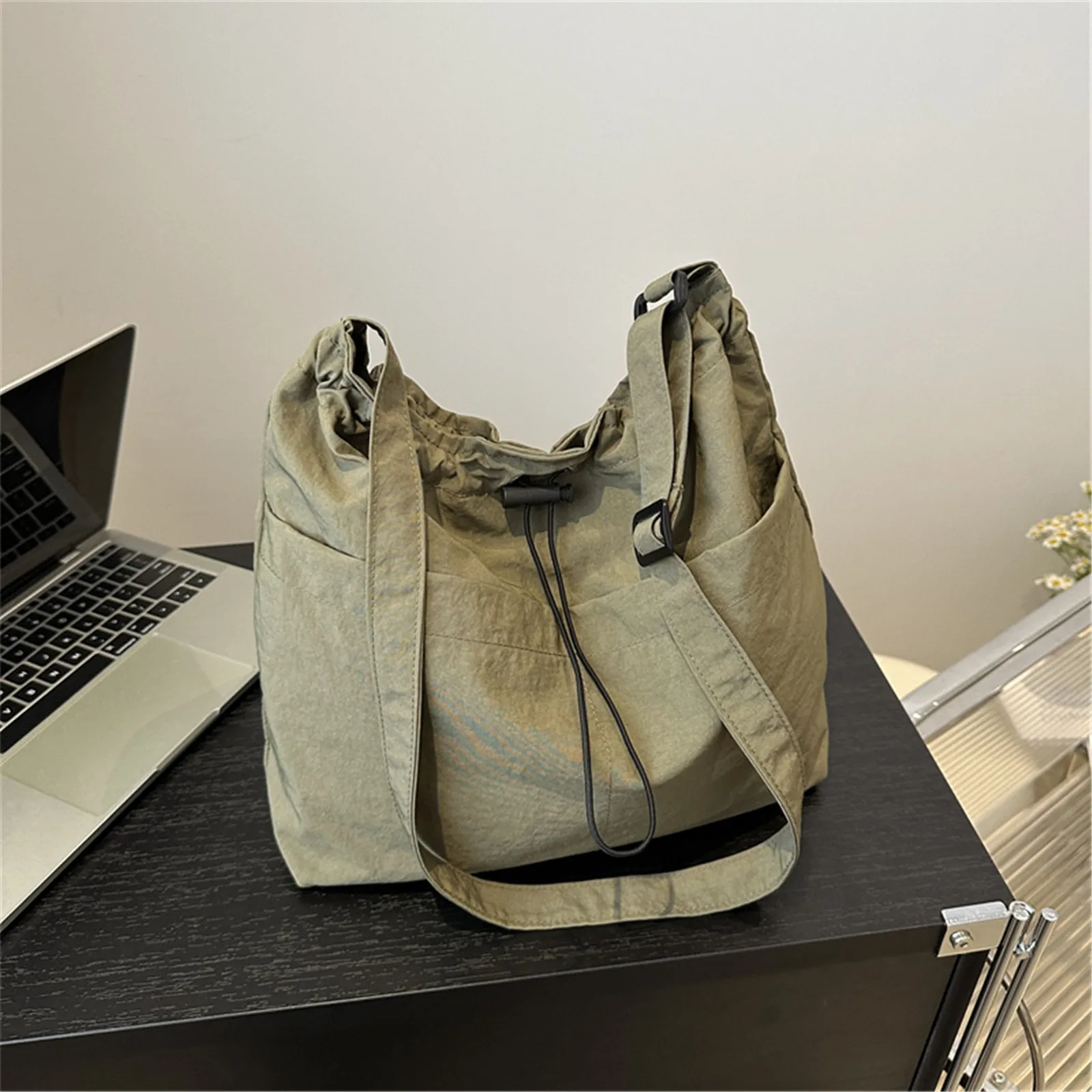 Повседневная нейлоновая сумка-хобо для женщин дизайнерские сумки на плечо