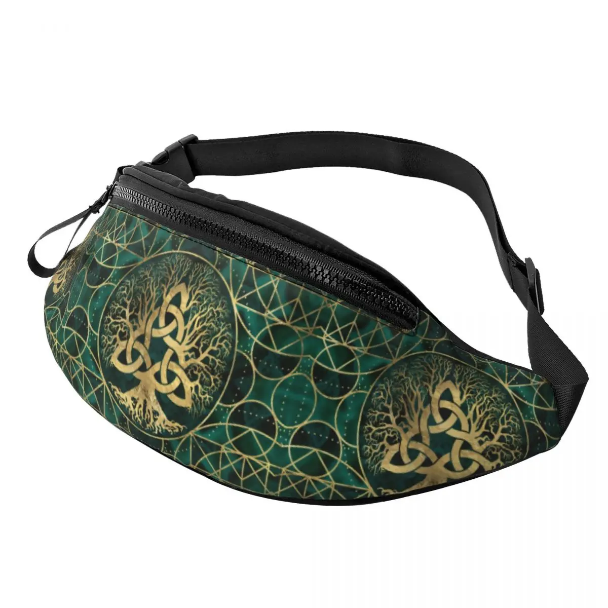 Забавная поясная сумка с принтом Древо жизни для мужчин и женщин забавная