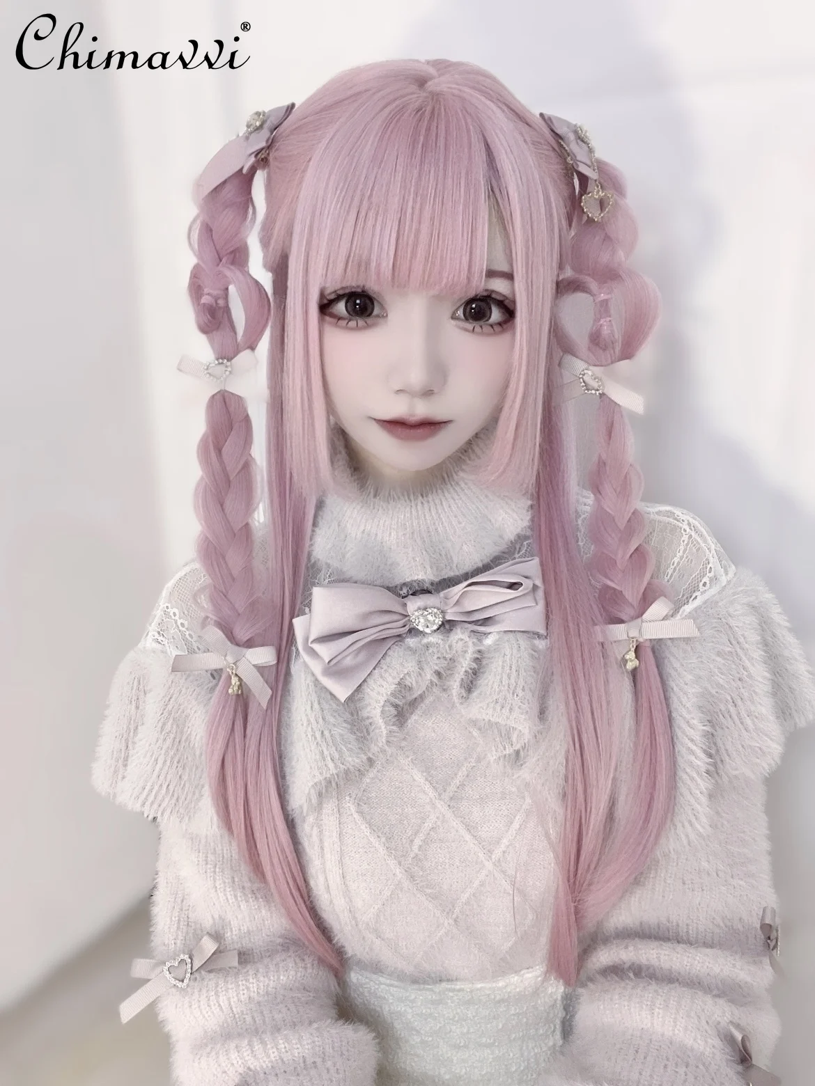 Оригинальный японский свитер в стиле Лолиты из серии Мина на осень и зиму милые