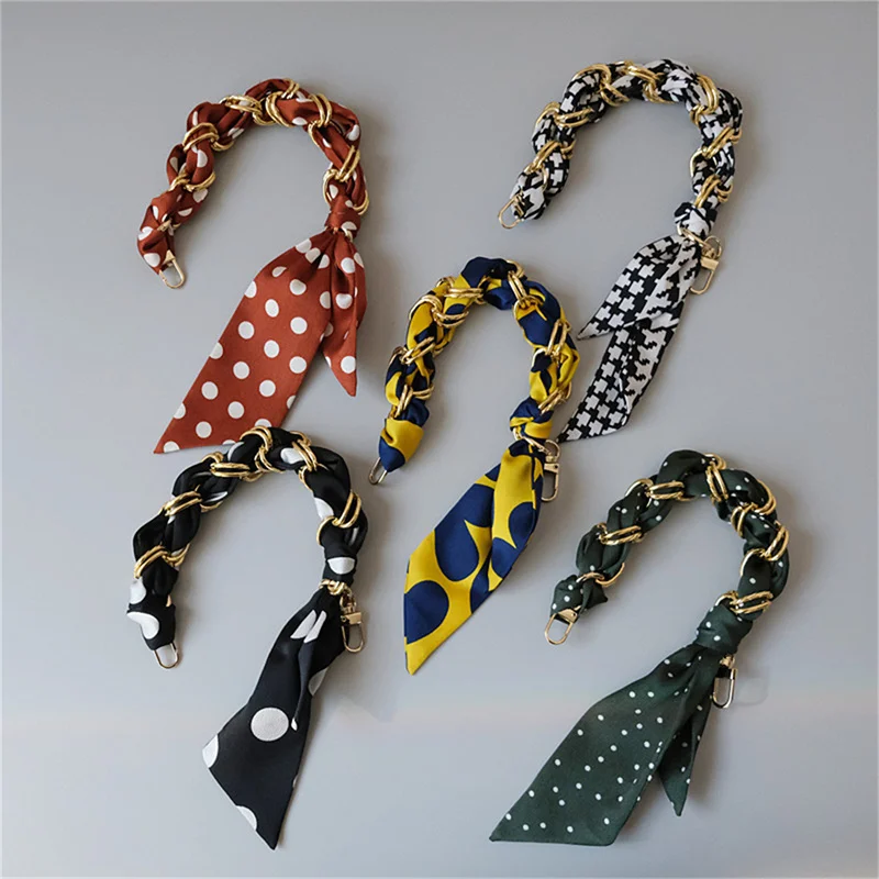 

Scarf Short Chain Handbag Strap DIY Detachable Multipurpose Bags Short Chain