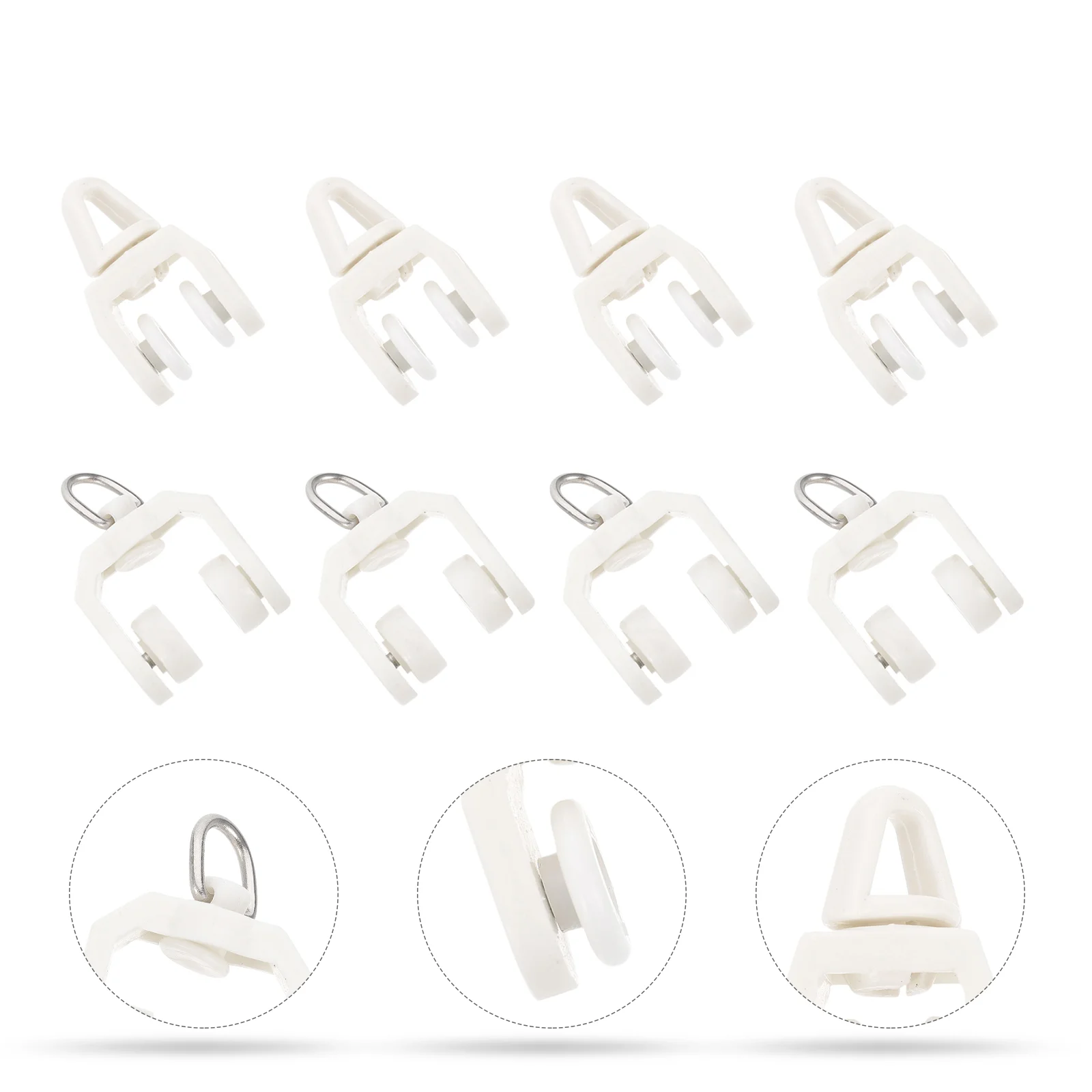 

Curtain Track Drapery Glider Wheel Rollers Ceiling Pulley Roller Rail Runnersliding Hooks Gliders Clip Hook Tracks Rapery