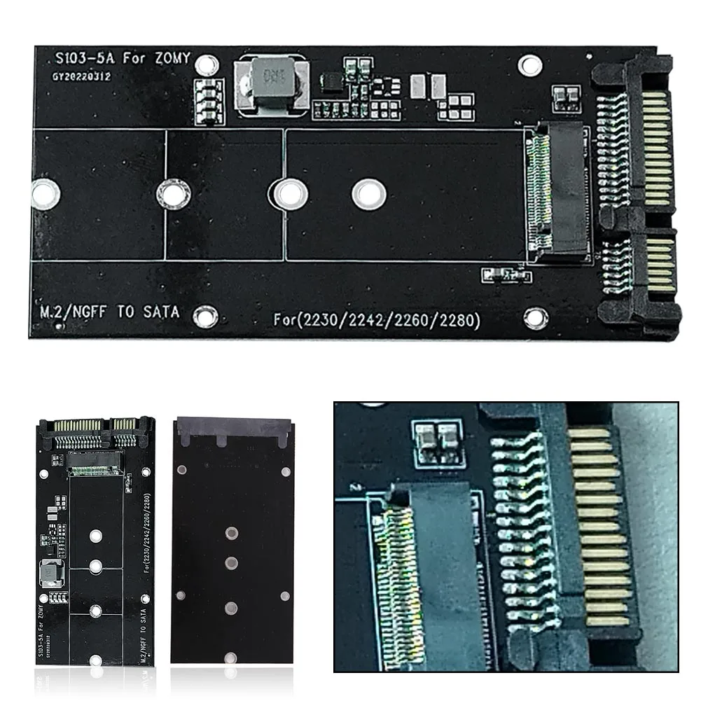 Адаптер-переходник с M.2 SSD на 2230 дюйма SATA 2280-