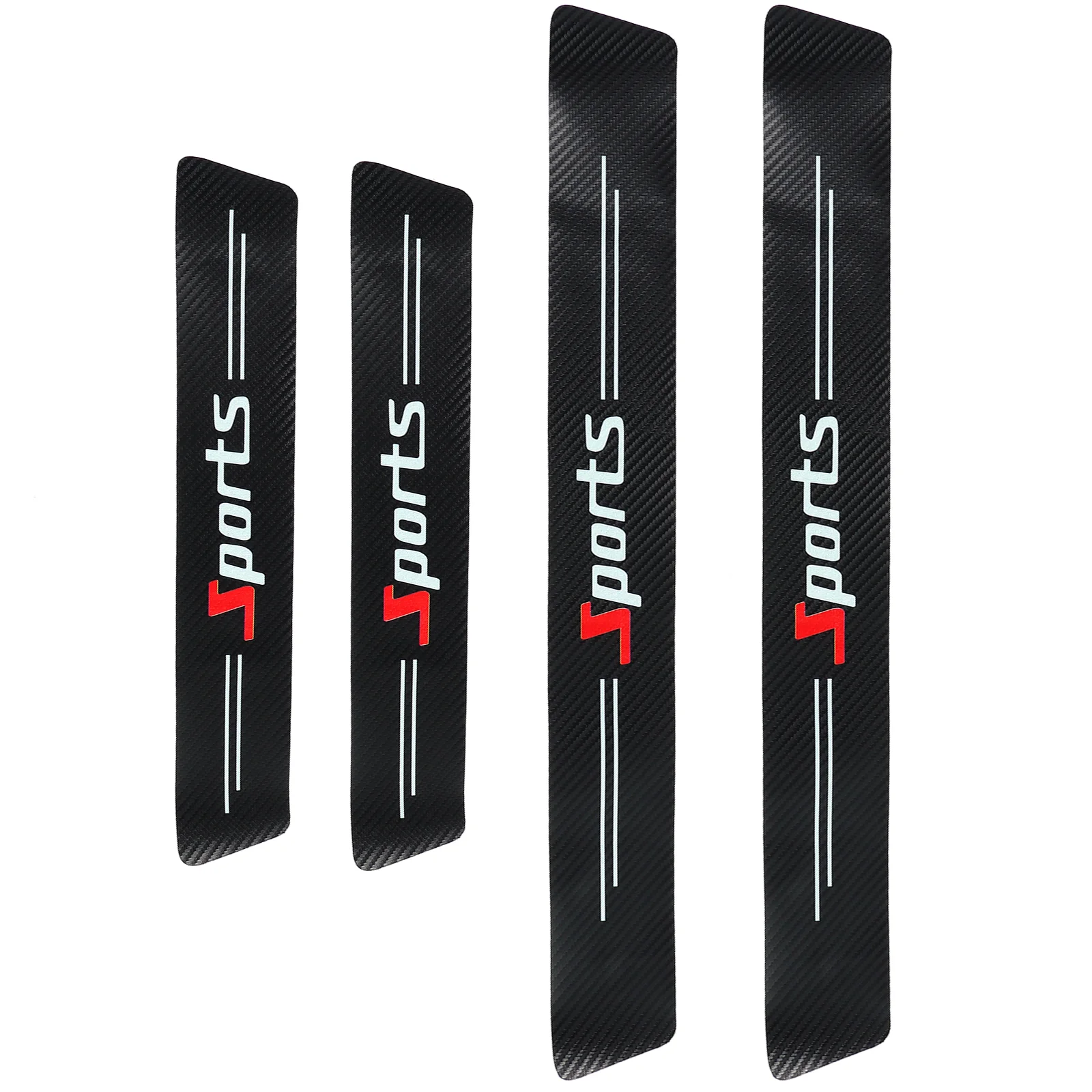 

4 Pcs Stickers Car Door Sill Auto Guard Anti-collision Strip Pvc Anti-scratch Miss