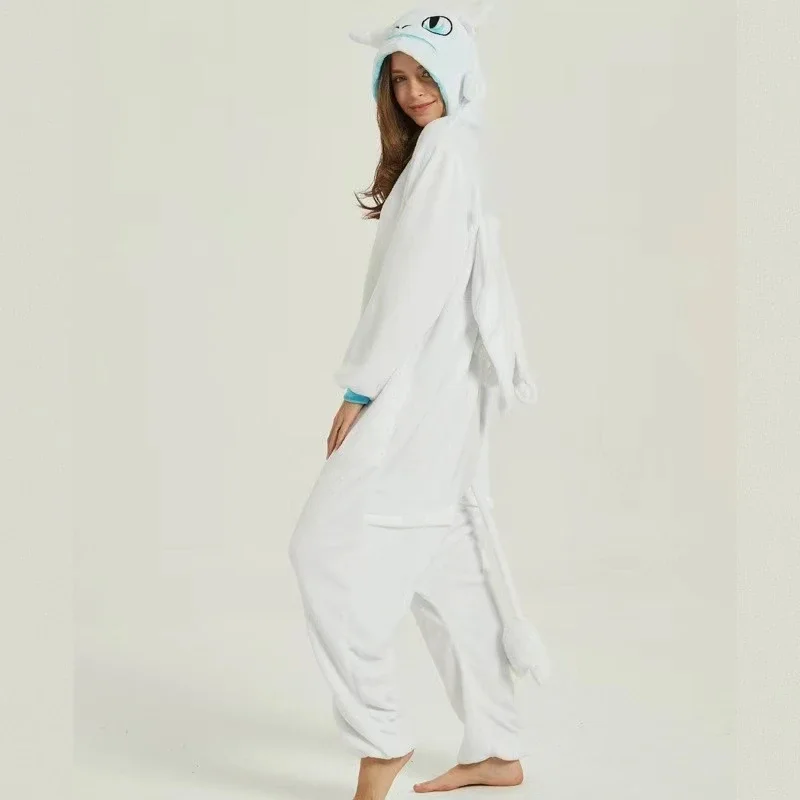Новинка 2025 года комбинезон кигуруми с героями мультфильмов беззубые пижамы для