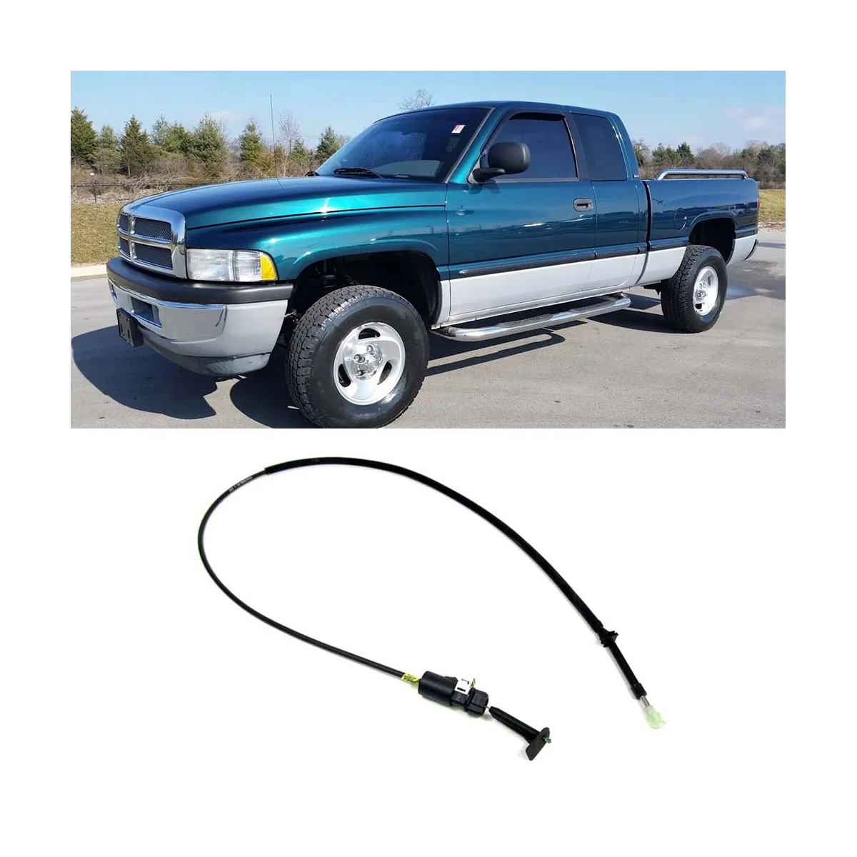 Кабель дроссельной заслонки акселератора для 1994-2002 Ram 1500 л и 5 9 V8 |