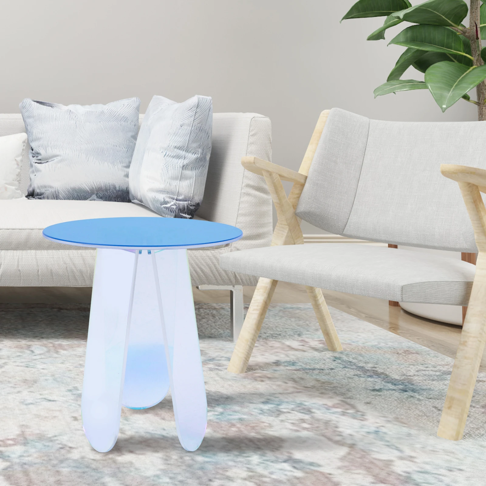 

Round Disassembly Coffee Table