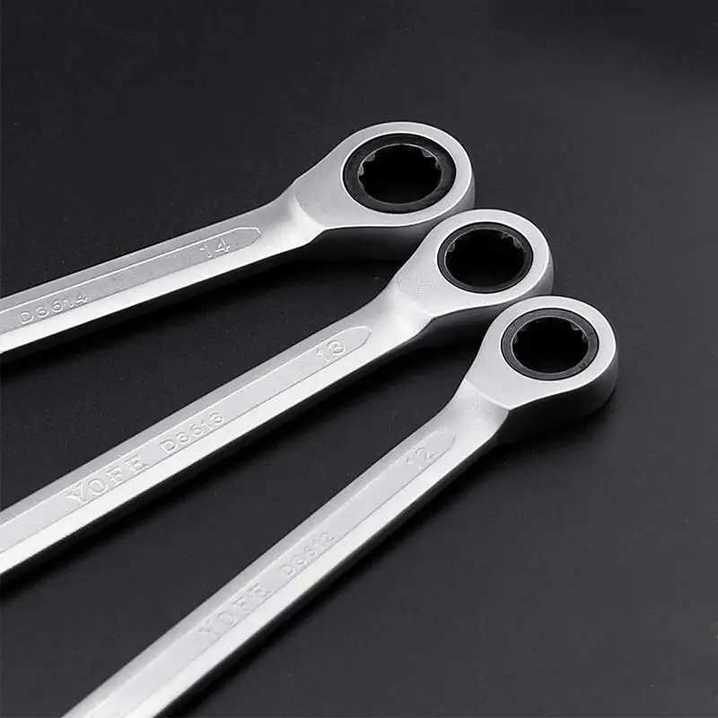 

1/5pcs Steel Ratchet Spanner Combination Wrench Keys Skate Tool Gear Ring Wrench Ratchet 6-32mm MIK