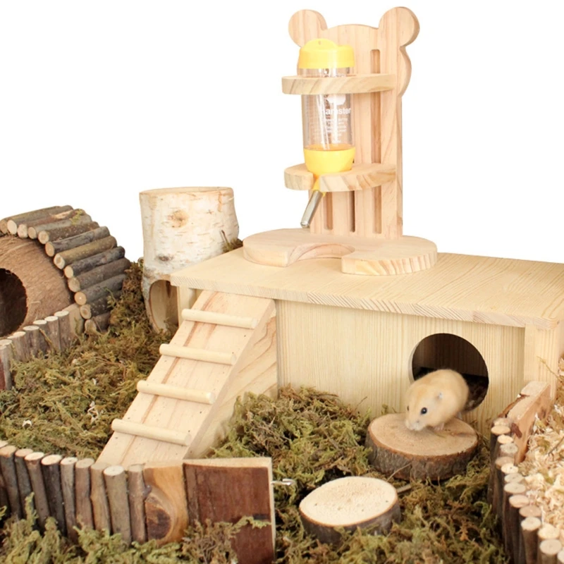 

Rabbit Vertical Drinker Holder Adjustable Auto Dispenser Holder Durable Squirrel