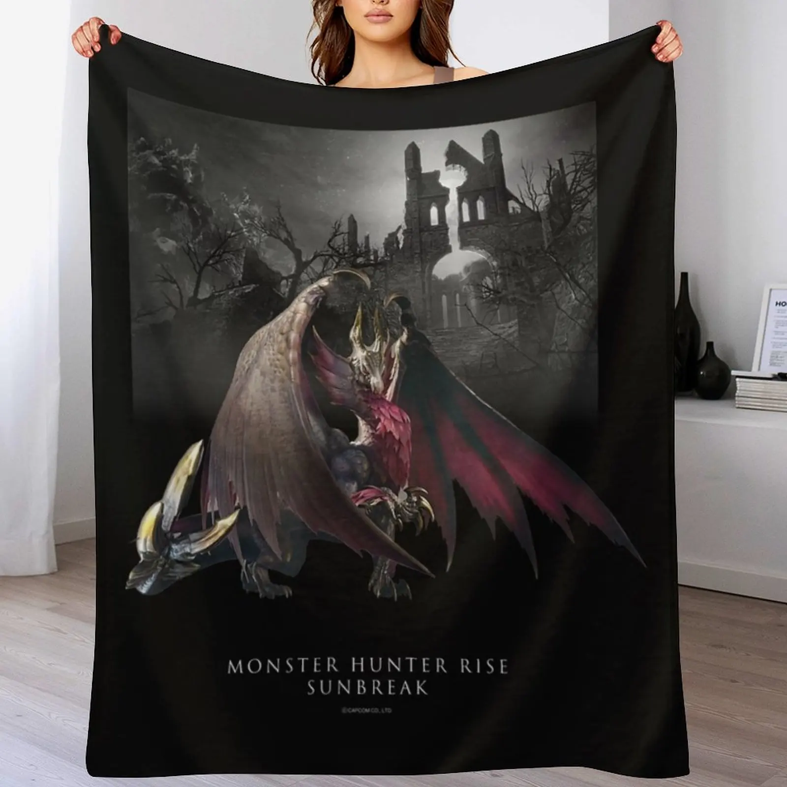 MONSTER HUNTER RISE_SUNBREAK Malzeno плед