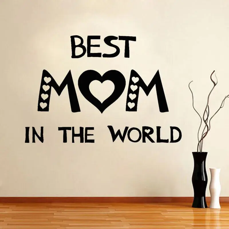Виниловая наклейка с мотивами родителей подарок маме настенные стикеры Фреска