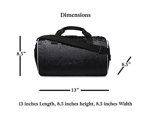 Reversible Sequin Dance Duffle Bag (13