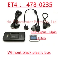 478 0235 caterpillar et4 adapter usb version for cat truck diagnostic tool with cat et 2019a 2019c keygen plus 14pin cable