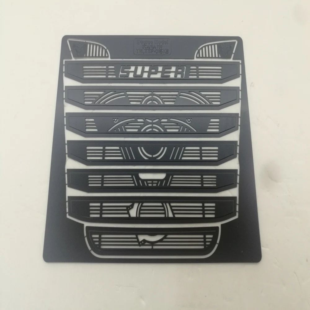 

Metal Mirror Intake hood grille cover For 1/14 Tamiya RC Truck car SCANIA R730 R470 R620 diy parts