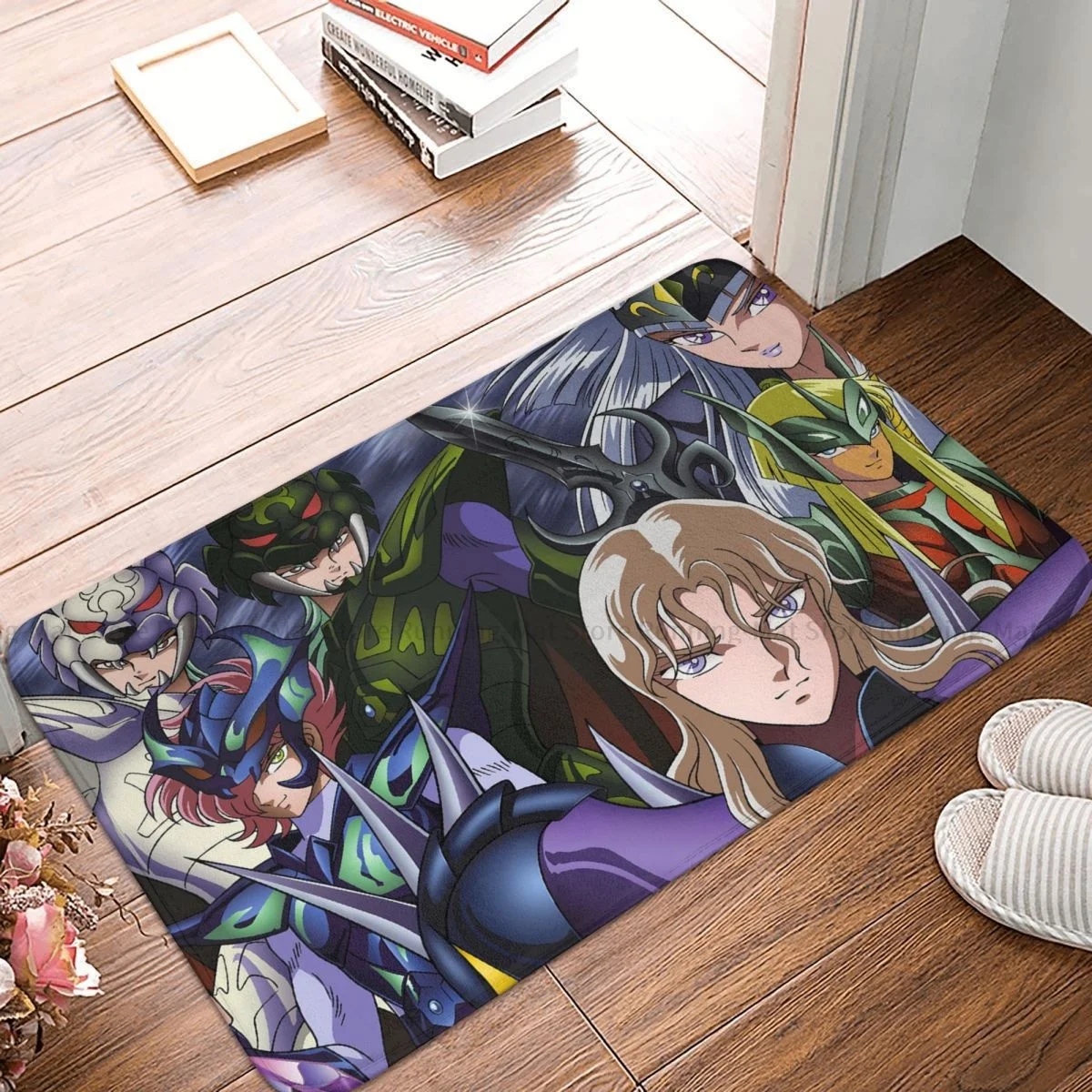 

Saint Seiya Shun Manga Bath Mat Asgard Doormat Living Room Carpet Balcony Rug Home Decoration
