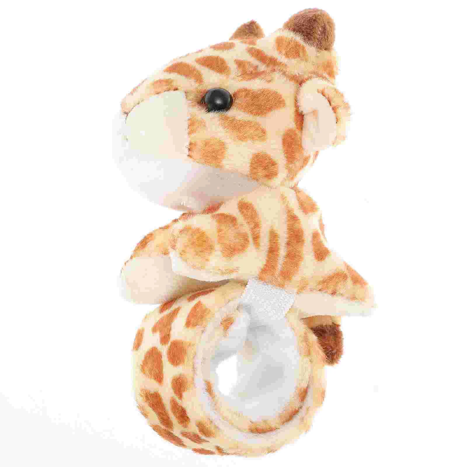 

Slap Bracelet Kids Animals Wristband Stuffed Bracelets Animal Snapbaby Bands Plush Party Decorative Bracketscartoon Jungle