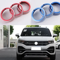 for volkswagen tayron air conditioning knobs conditioner switch button ring trim decoration cover cap 2018 2019 auto accessories