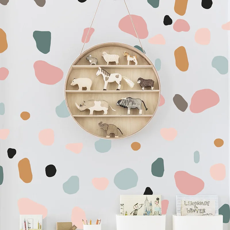 1 шт. Morandi настенная декоративная наклейка для спальни гостиной