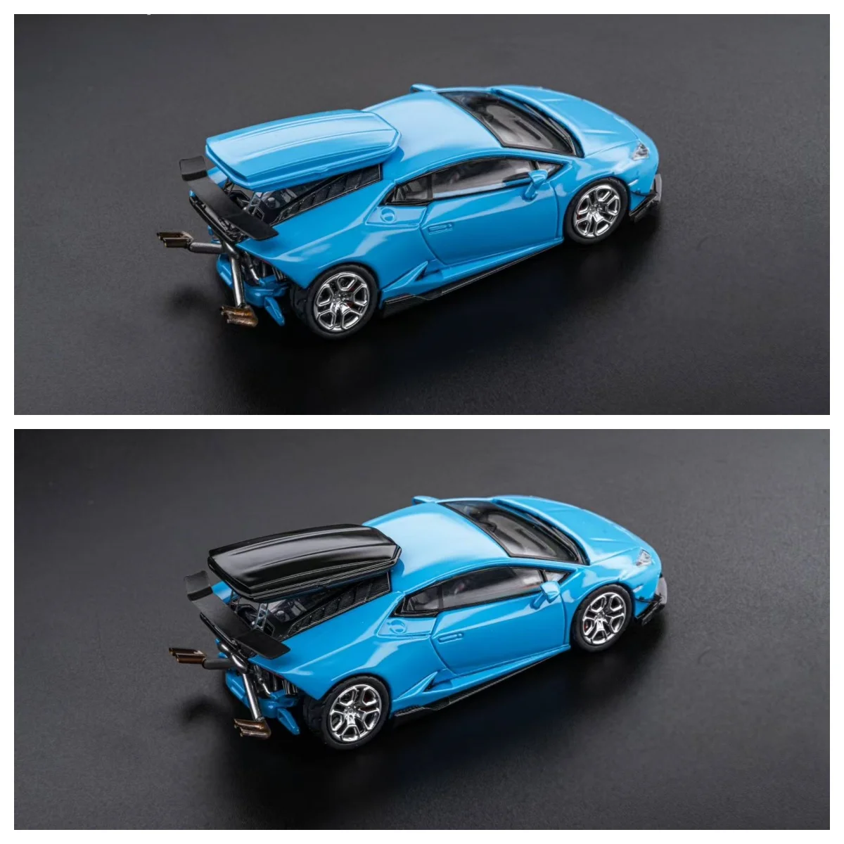 Фото Коллекционная модель автомобиля Findclassically 1:64 Huracan с функцией путешествия, литая под давлением №1