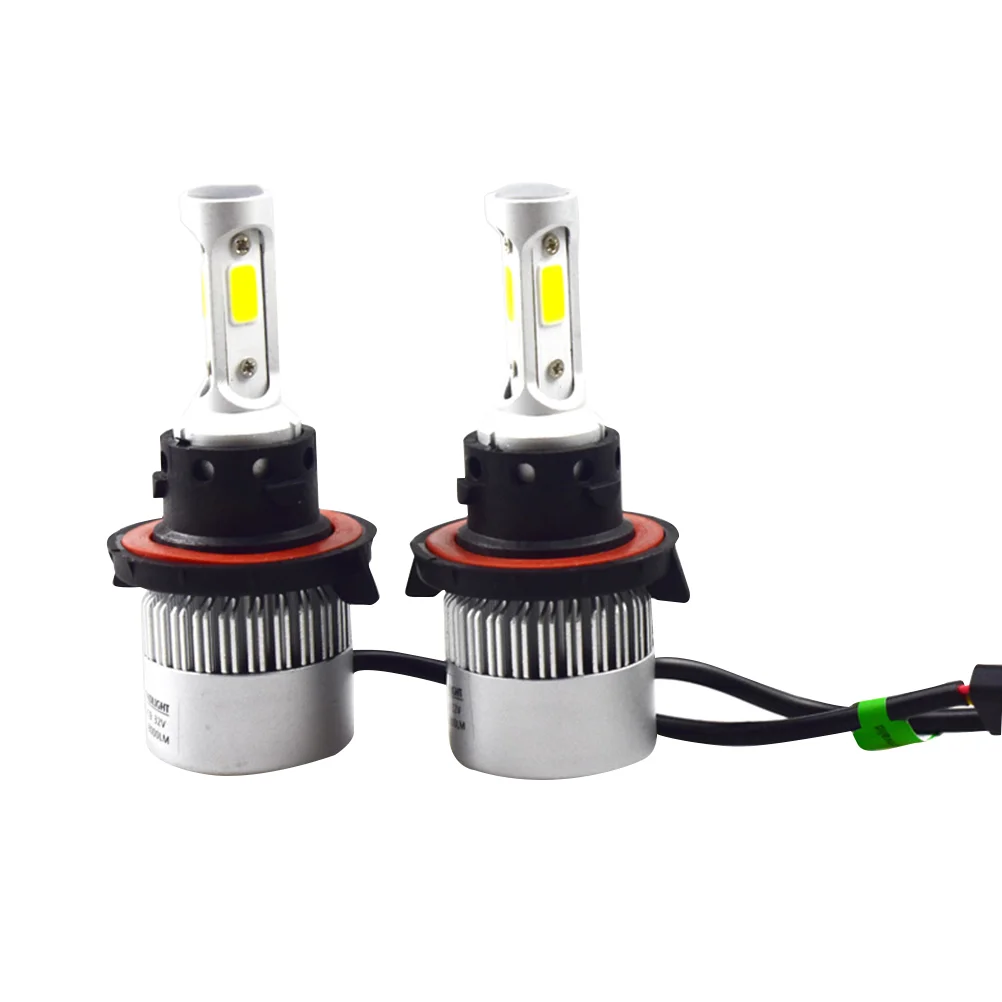 

2pcs S2 LED Headlight Bulb 36W 9-32V 8000LM Waterproof High Beam Low Beam Integrated Headlamp Car Head Light(H13)