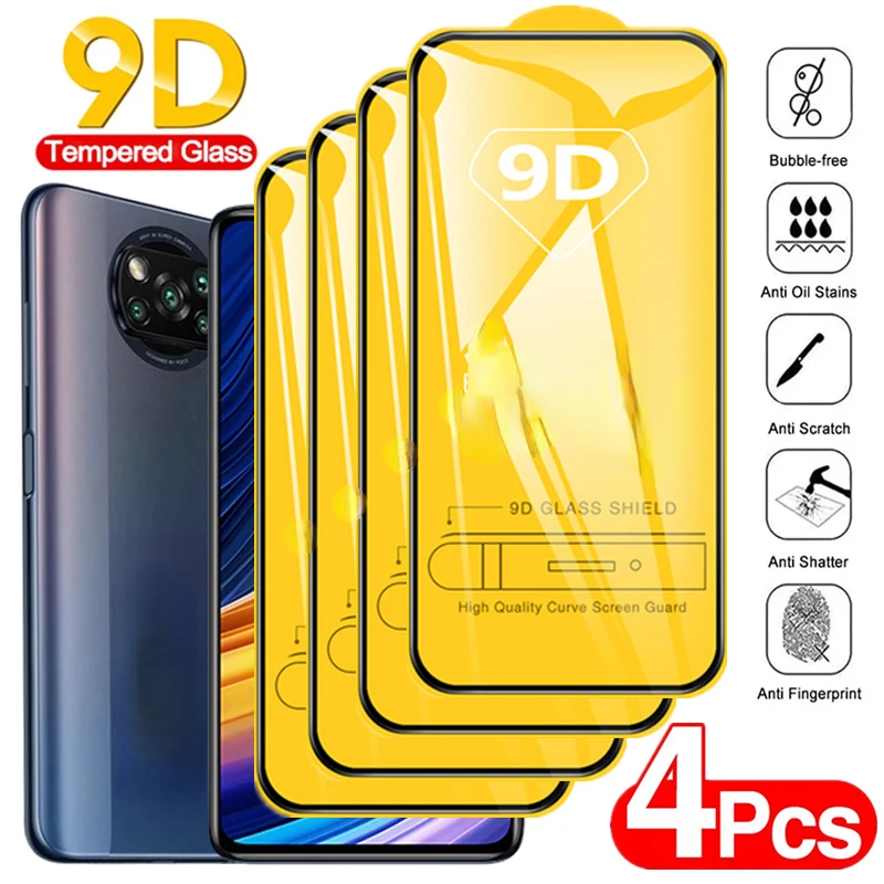 

2022 Trend for Redmi Note 10 9 8 11 Pro 10s 9s 8T 11s 9A 9C Tempered Glass for Xiaomi X3 Pro NFC F3 M3 M4 GT Screen Protectors