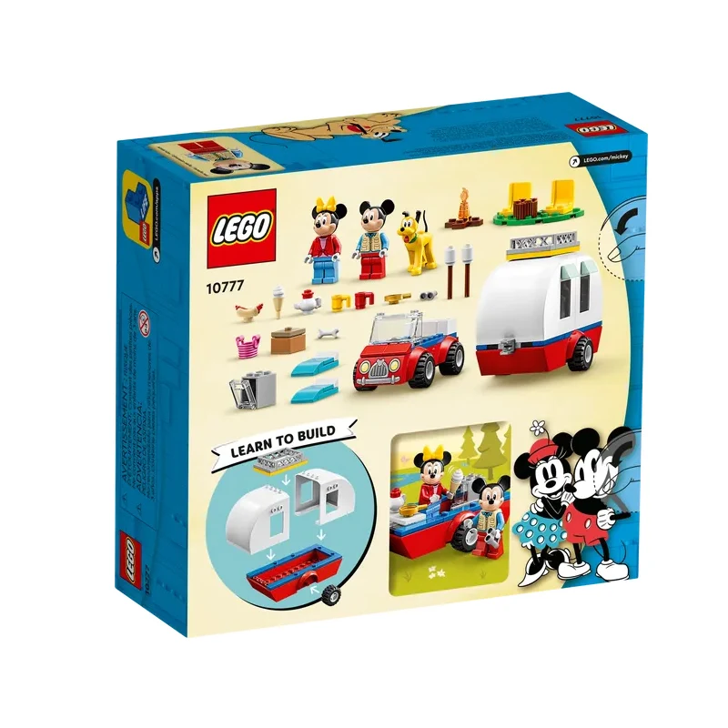 [100% оригинал] LEGO®Набор для кемпинга Микки и друзья Disney 10777 набор сборки Маус Минни