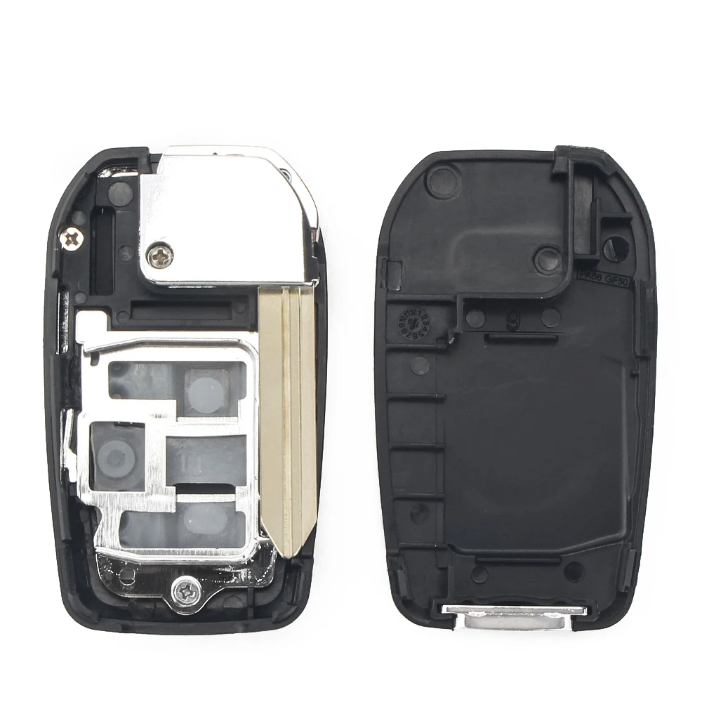Раскладной чехол KEYYOU для Toyota Yaris Avensis Corolla Carina RAV4 Prado с 2/3 кнопками и дистанционным