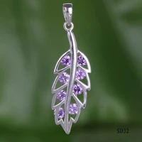 anglang romantic female purple crystal wedding necklaces cubic zirconia anniversary gift pendant necklaces fashion jewelry