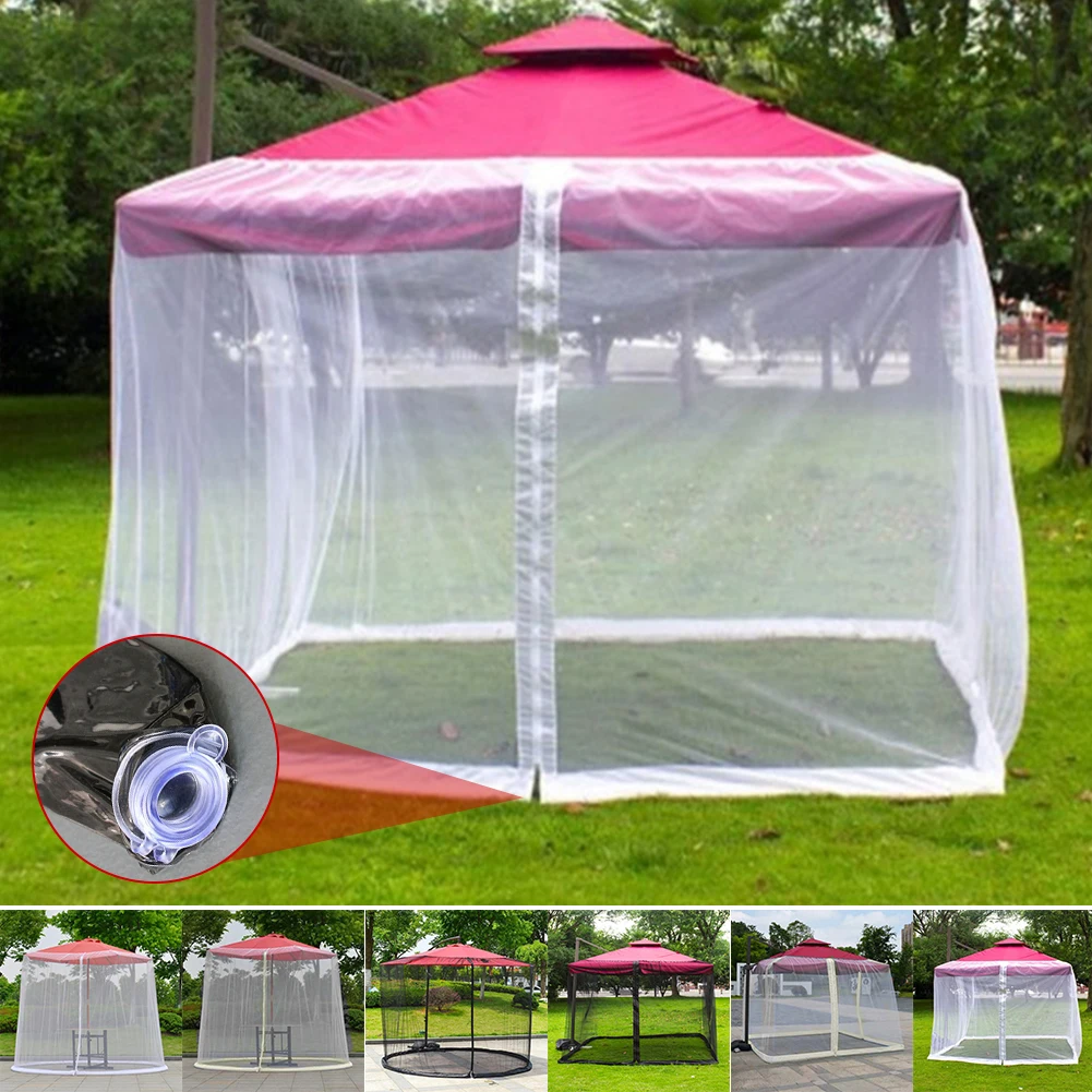 

Mosquito Net Home Bed Roman Umbrella Mesh Netting Mosquito Insect Net Outdoor Camping Double-door Tent Protection For Tent Yard