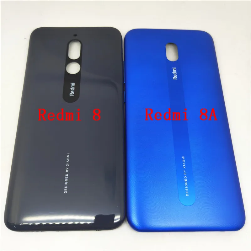 

10Pcs/Lot Battery Back Cover For Xiaomi Redmi 8 8A Back Housing Rear Door Case Back Battery Cover with side key