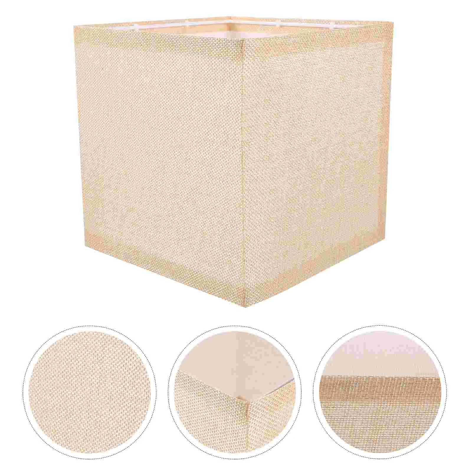 

Square Lamp Shades Lampshade Accessory Square Jute Desk Replacement Floor Metal Shades Decorative Table