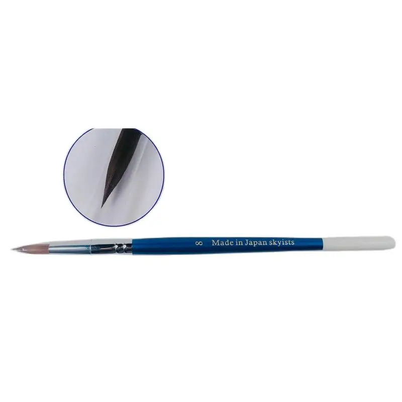 

#8 Dental Porcelain Lab Brush Pen Tooth Enamel Porcelain Denture Brushes Blue