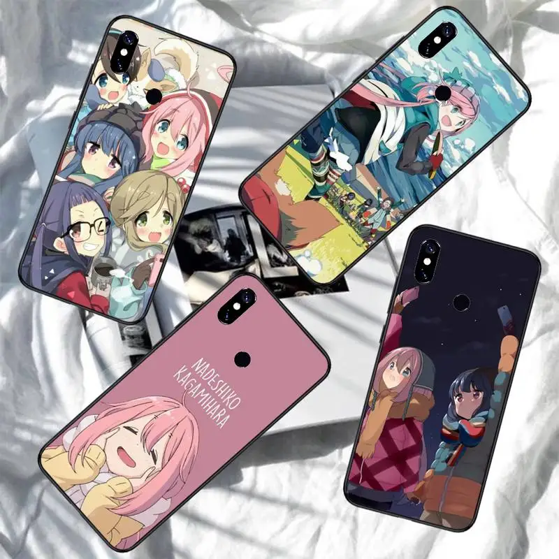 

Yuru Camp anime Japan girl Phone Case For Xiaomi Redmi note 7 8 9 11 i t s 10 A poco f3 x3 pro lite funda shell coque cover