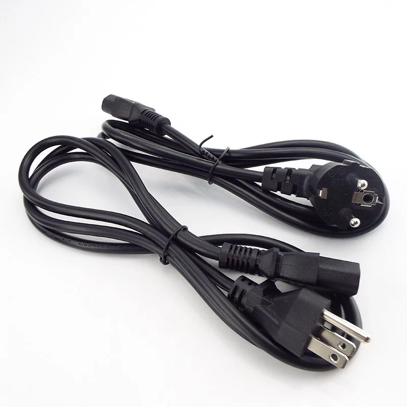 Кабель питания переменного тока для компьютера, 1,5 м, 18awg 7A