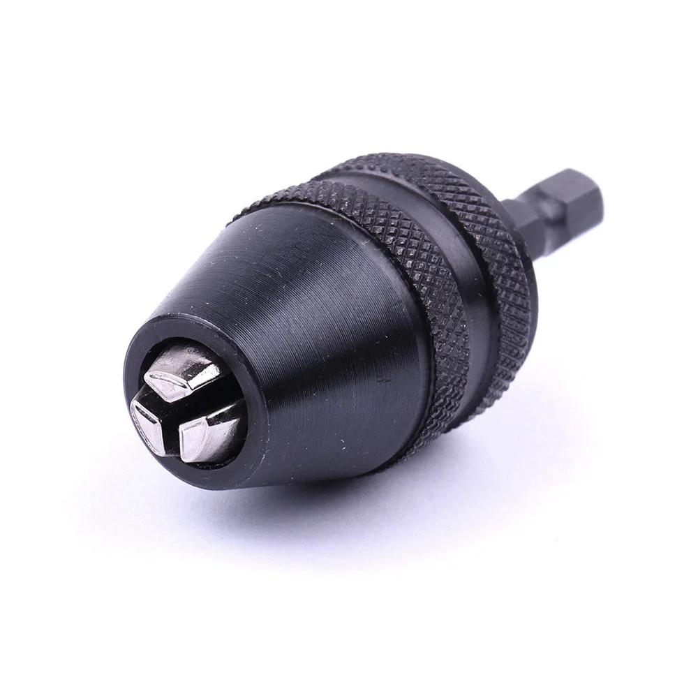 

0,3-8 мм БЕСКЛЮЧЕВОЙ сверлильный патрон переходник для электрической дрели Отвертка ударный драйвер 1/4 "шестигранный хвостовик быстрая идентификация