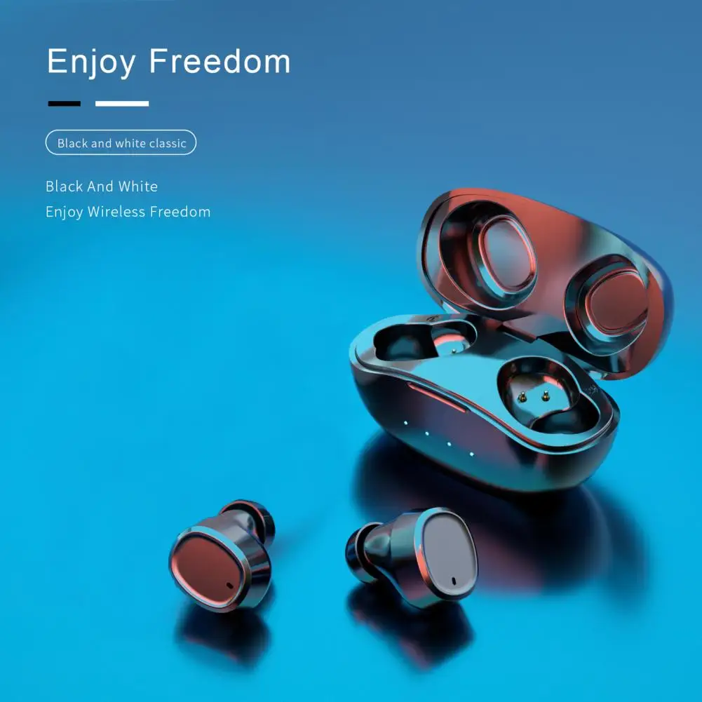 

Wireless Headphones Practical Comfortable IPX5 Waterproof Smart Display Bluetooth-compatible 5.0 Headphones for Driving