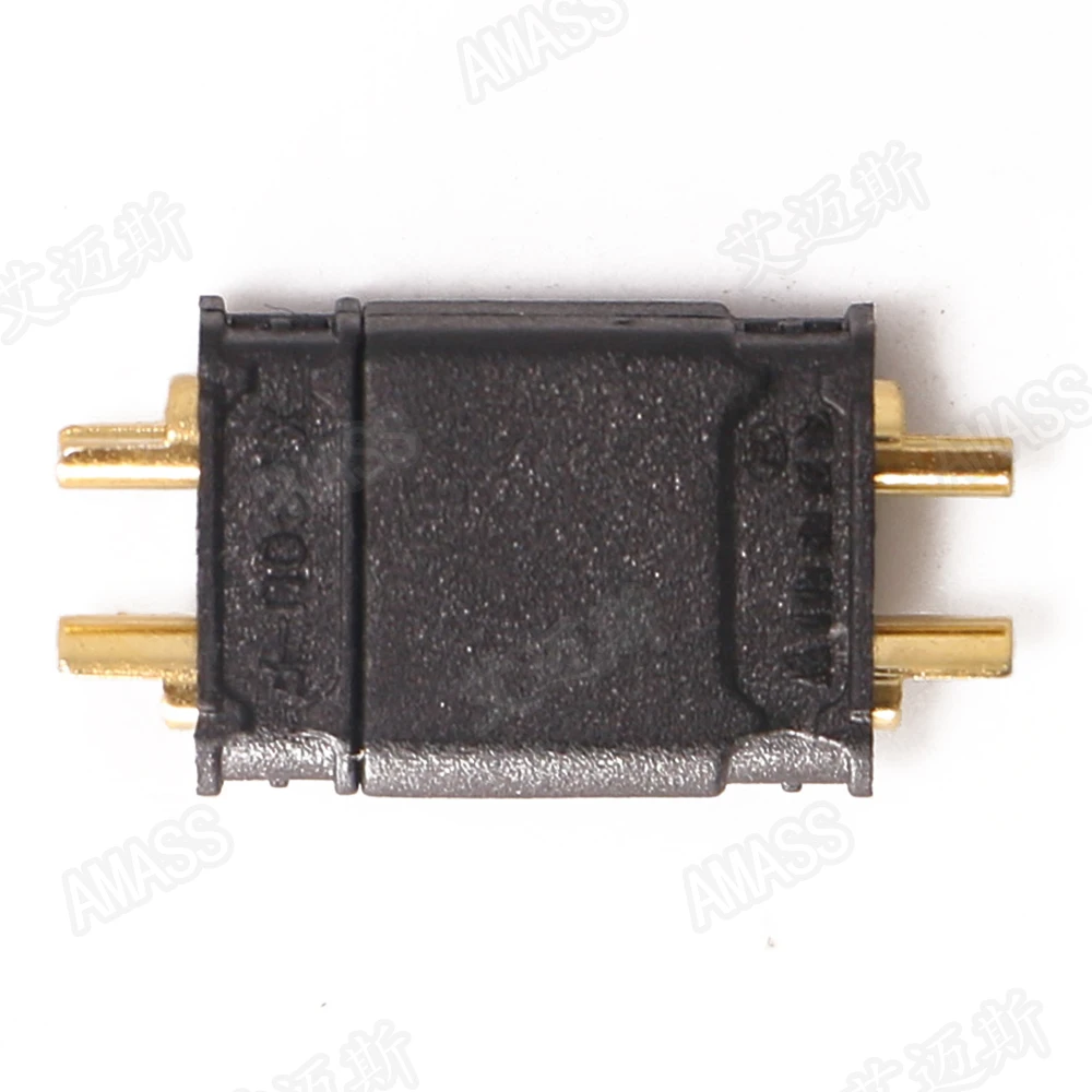 100pcs/lot  Amass XT30U 2mm Antiskid Banana Plug Connector Male+Female 2mm Golden Connector / Plug  Upgrade XT30 ( 50 Pair )